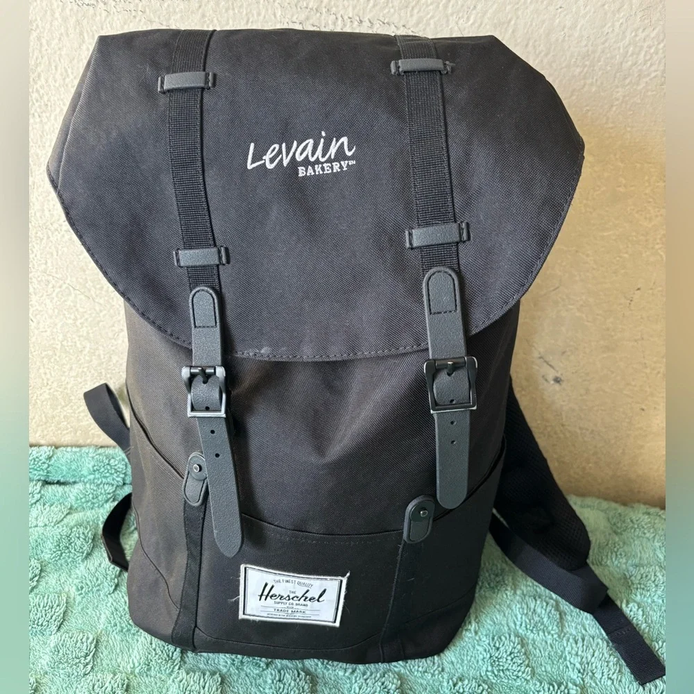 Herschel x Levain Bakery Black Backpack – Limited Edition
